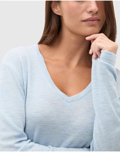 Seed Heritage - Australian Merino V Neck Top