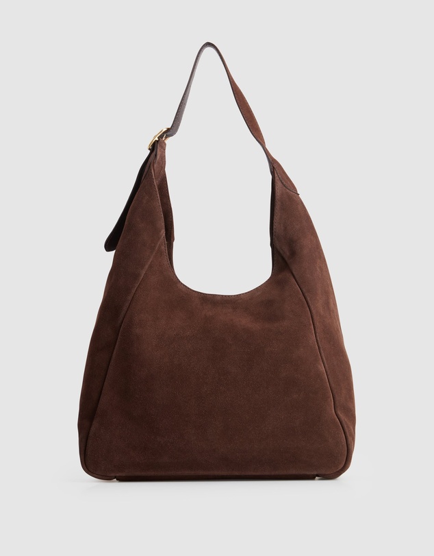 Evity - Alexa Leather Suede Hobo Bag