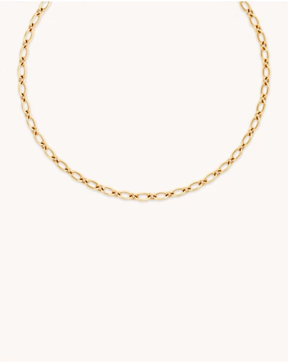 Astrid & Miyu - Open Link 18ct Gold Plated Necklace