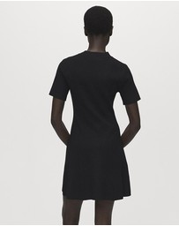M.N.G - Fine-Knit Flared Dress