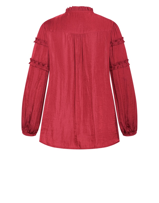City Chic - Drama Queen Long Sleeve Shirt