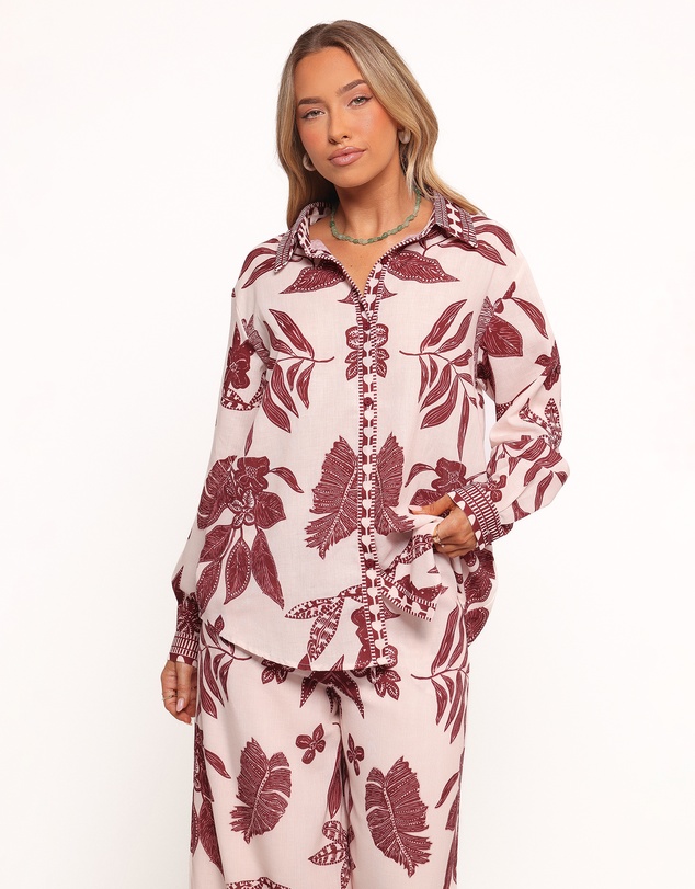 Petal & Pup - Karva Top - Leaf Print
