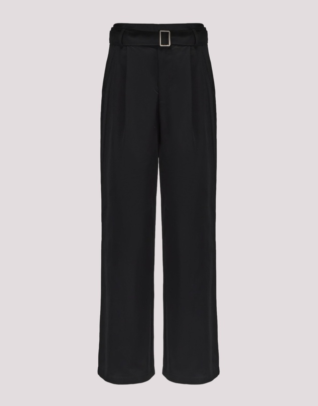 Style Addict - Belted Relaxed Trousers
