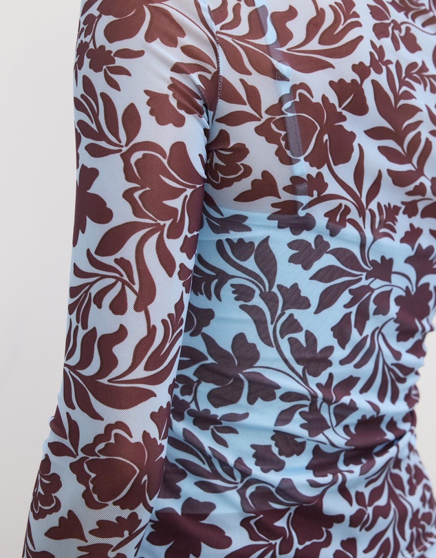 The Fated - Florence Long Sleeve Mesh Top