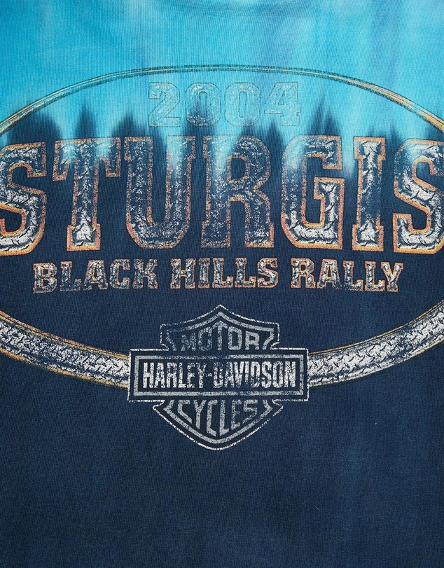 Vintage by The Real Deal - Pre Loved - Vintage 2004 Harley Davidson Sturgis Black Hills Rally Tie Dye Tee
