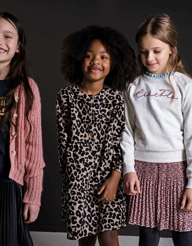 Like FLO - Sweatshirt with Turtleneck Detail - Kids-Teens