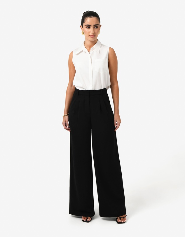 Forcast - Kia Cotton Sleeveless Shirt