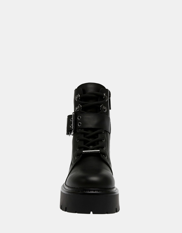 Steve Madden - Off-Road Black Leather Boots