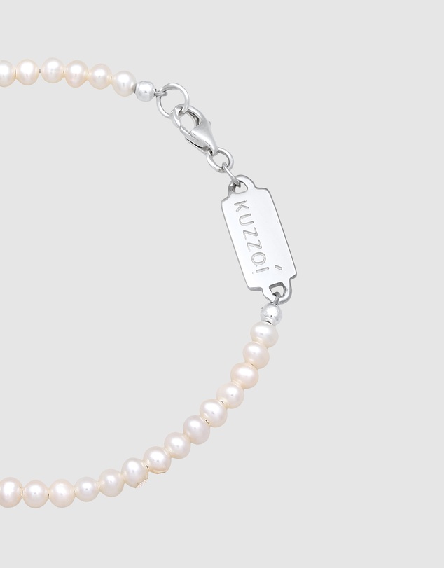 Kuzzoi - ICONIC EXCLUSIVE - Pearl Bracelet with Sterling Silver Closure