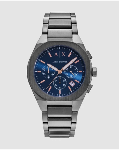 Armani Exchange - Gun-Metal Chronograph Watch
