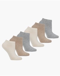 Pussyfoot - 6 Pack Bamboo Cotton Casual Ankle Sneaker Socks
