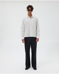 AERE - Echo Stripe Boxy Shirt