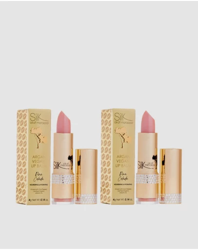 Silk Oil of Morocco - Argan Lip Balm - Duo Pack - Pina Colada - Value Pack