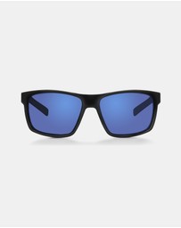Eclectics - Christopher Black Shiny Sunglasses - Polarised