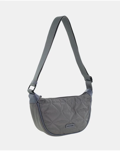 Pierre Cardin - Pierre Cardin Ladies Nylon Crescent Cross-Body Bag