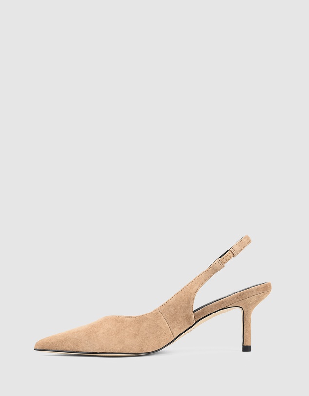 Siren - Yory Slingback Kitten Heels