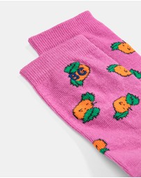 Bobo Choses - Curious Turnip All Over Short Socks - Kids-Teens