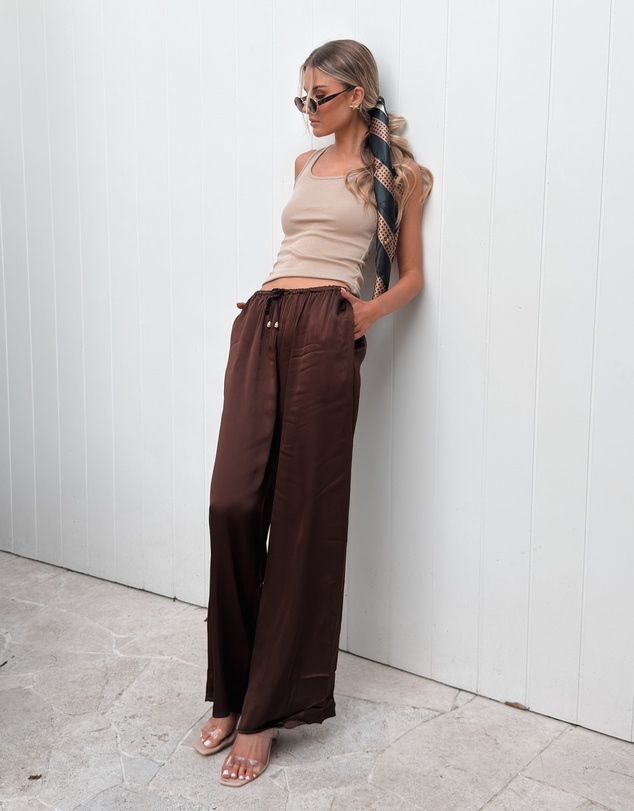 Esther & Co - Selandra Pants - Brown