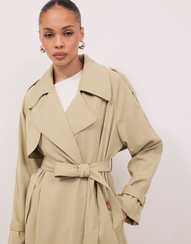 Calli - Karise Relaxed Trench Coat