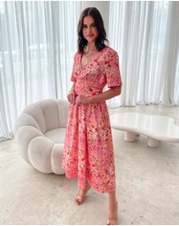 Esther & Co - Tivona Dress - Peach Blossom