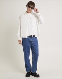 Arvust - Script Oxford Long Sleeve Shirt