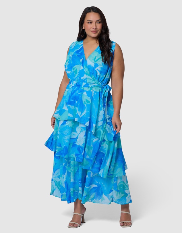 Pink Dusk by Curve Project - Wild Nights Maxi Dress
