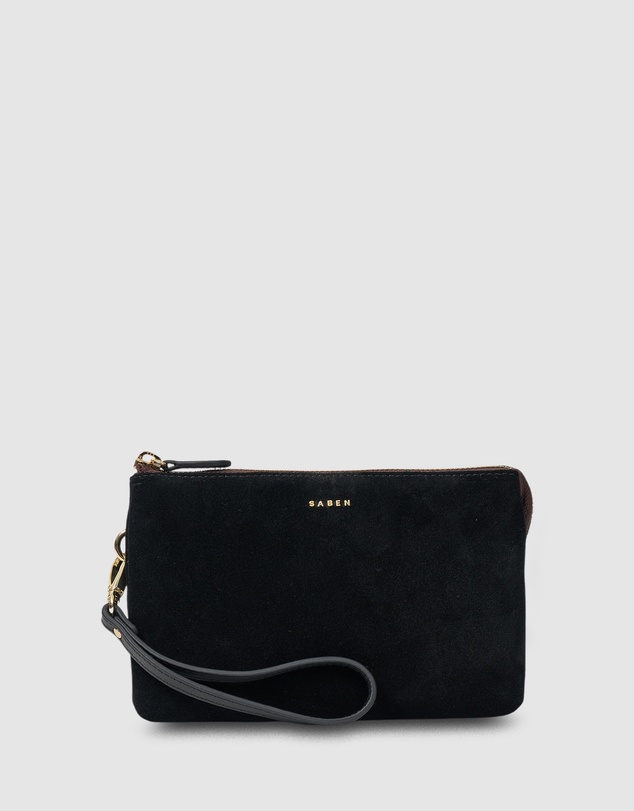 SABEN - Tilly Crossbody Black Suede