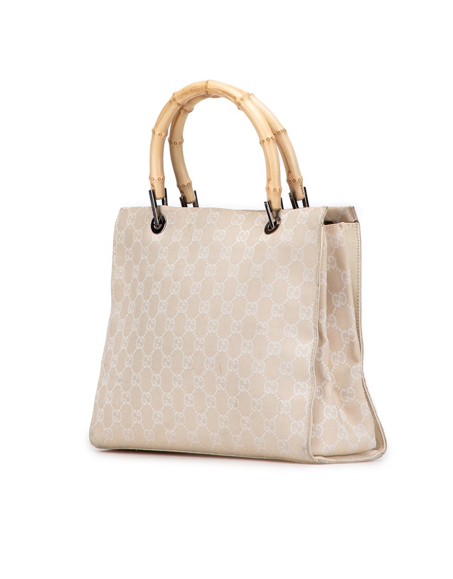 Pre-Loved by Azura Reborn - Pre-Loved GG Canvas Bamboo Satchel
