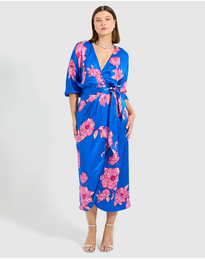 Pasduchas - Margot Wrap Midi Dress