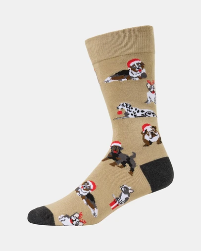 Bamboozld - Happy Howlidays Bamboo Socks Card