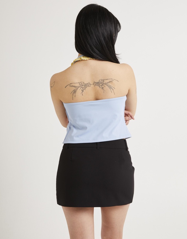 Alice In The Eve - Rome Ruffle Halter Top