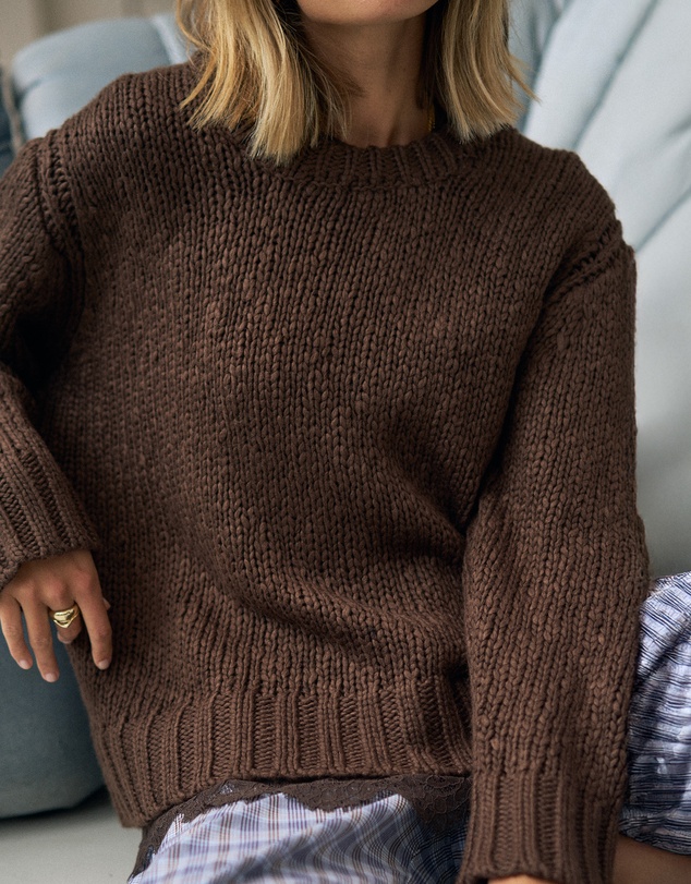 Ceres Life - Sage Chunky Knit Crew