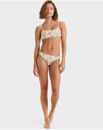 Roxy - Womens Canarias Medium Coverage Bikini Top