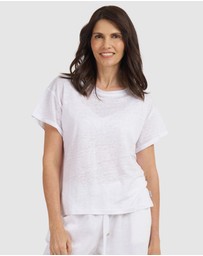 CAMIXA - Francy Linen Jersey T-Shirt Top