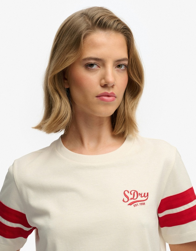 Superdry - Varsity Stripe Script Tee