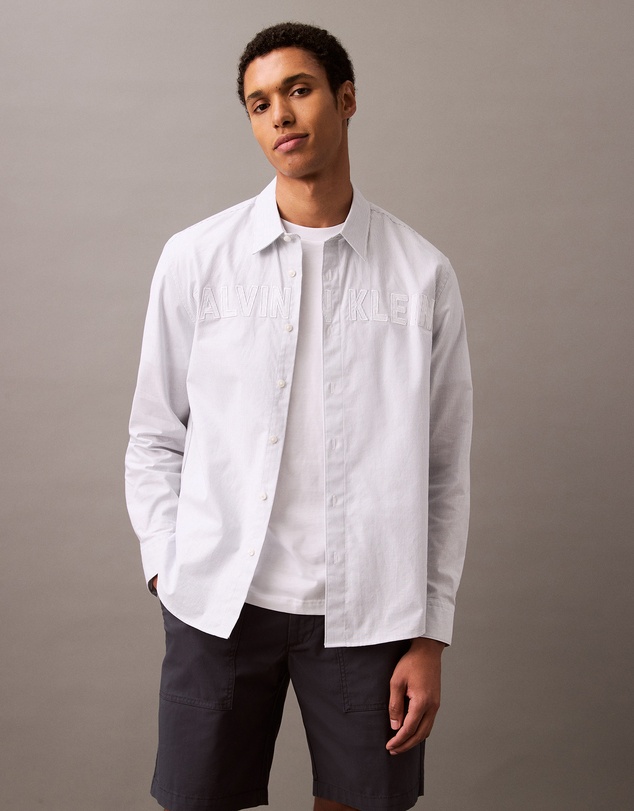 Calvin Klein Jeans - Oxford Logo Relaxed Button-Down Shirt