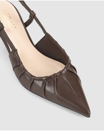 Verali - Lucius Slingback Kitten Heels