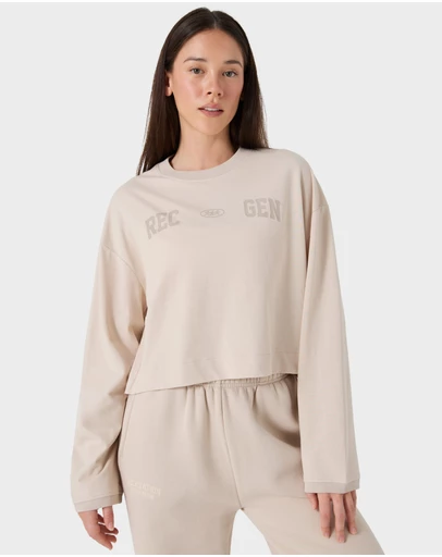 REC GEN - Float TriCon LS Crop Tee