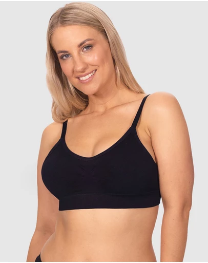 B Free Intimate Apparel - Wirefree Padded T-Shirt Bra (A-B-C-D-DD-E) Cup