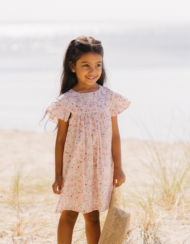 Bebe by Minihaha - Zoe Frill Sleeve Dress -Kids