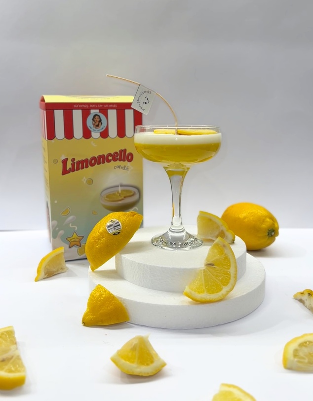 Don't Eat My Candle - Limoncello Martini Cocktail Candle - Double Pour (220g)