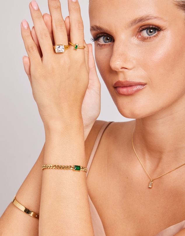 Zoe Olivia - Waterproof Aurora Curb Link Bracelet