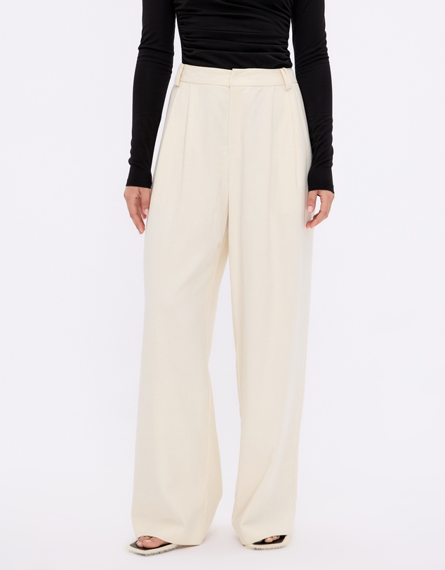 Minima Esenciales - Isra Cotton Twill Tailored Pants