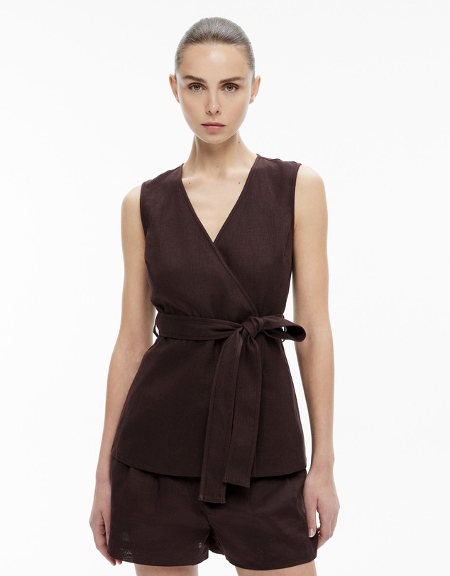 Witchery - Longline Linen Vest