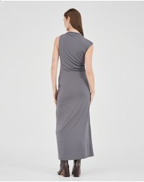 FRIEND of AUDREY - Ari Ruched Jersey Dress