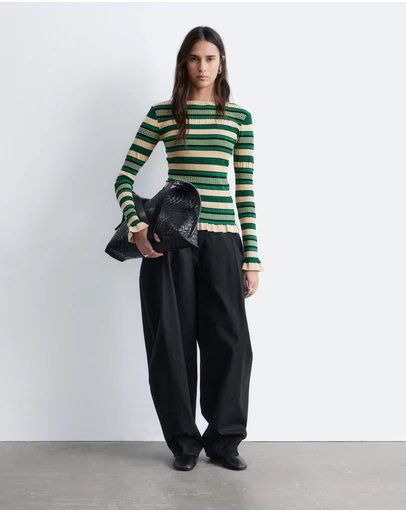 & Other Stories - LS Ribbed Top