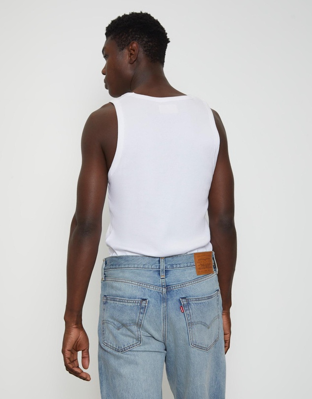 General Pants Co. Basics - Rib Singlet White