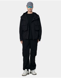 PYRA - CARGO SHELL JACKET- BLACK