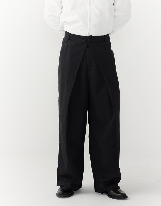Justin Cassin - Merin Double Pleated Wide Pants