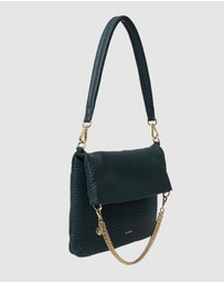 SABEN - Daria Shoulder Bag Hunter Green Bubble